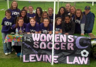 Allegheny College Women's Soccer Team and Levine Law